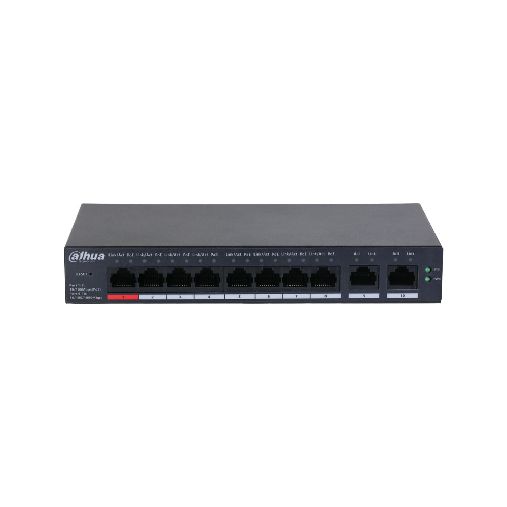 DAHUA-5021 Switch cloud gestionado Dahua con 8 puertos PoE - Imagen 1