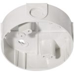 Zocalo Blanco De Superficie Para Tubo De Hasta 22mm Diametro Exterior