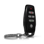 Mando remoto vía radio de 6 canales bidireccional con botones retroiluminados, resistente al agua