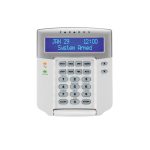 Teclado con pantalla LCD en color azul con switch anti tamper +  1 salida PGM