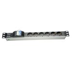 Toma de corriente múltiple de 6 salidas 250V CA /16A, formato rack